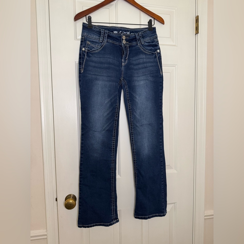 Wallflower Dark Blue Boot Cut Jeans